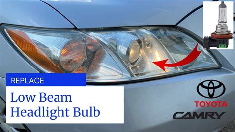 2007 toyota camry low beam headlight bulb